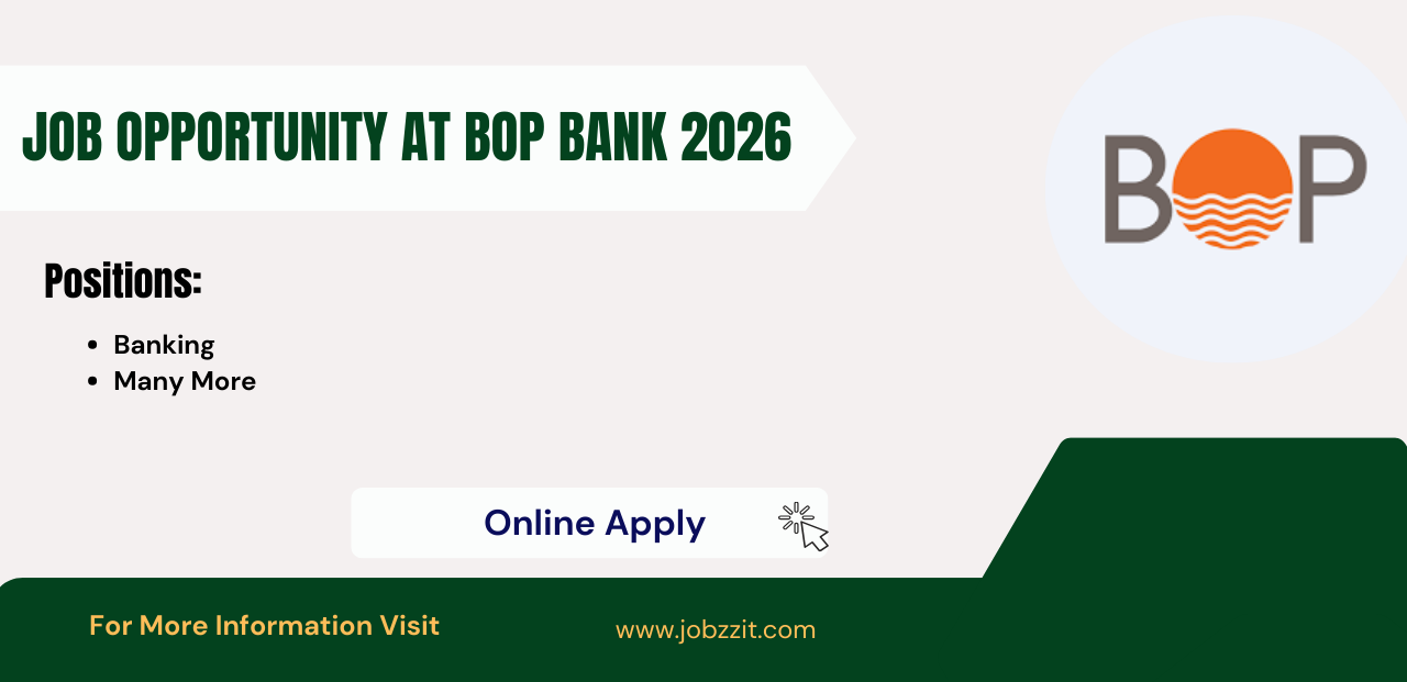 BOP Bank Jobs 2025 Apply Online Now A Smart Career Move for Banking Aspirants