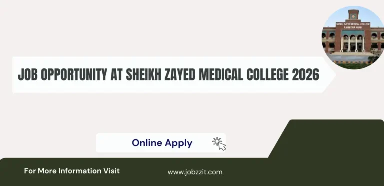 Sheikh Zayed Medical College Jobs 2025 Apply Online Now A New Career Path